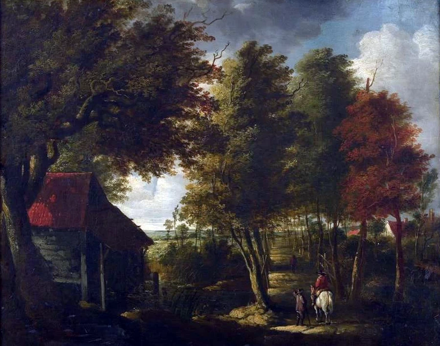 Sentiero nel bosco animato